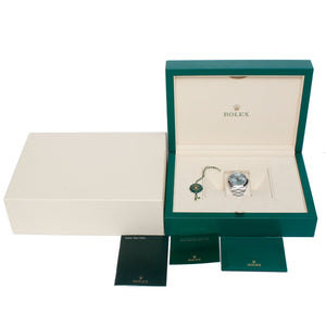 Rolex Day-Date II President Platinum  Glacier Blue Dial 218206