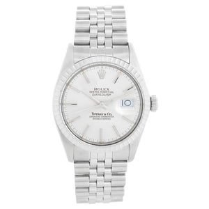 Rolex Datejust Men's Steel Tiffany & Co. Watch 16030