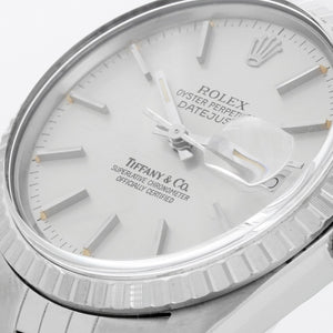 Rolex Datejust Men's Steel Tiffany & Co. Watch 16030