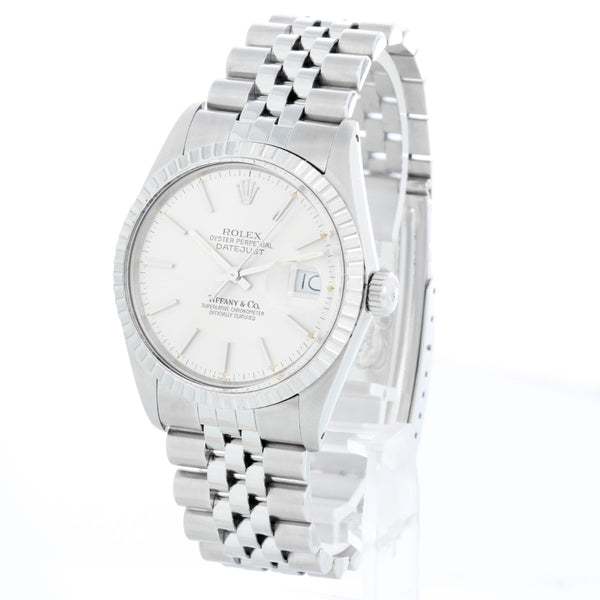 Rolex Datejust Men's Steel Tiffany & Co. Watch 16030