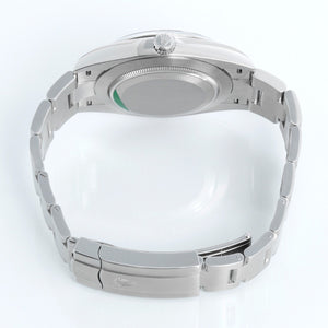 Rolex Oyster Perpetual Men's 41mm Stainless Steel Green Dial 124300