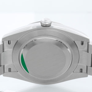 Rolex Oyster Perpetual Men's 41mm Stainless Steel Green Dial 124300