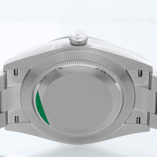 Rolex Oyster Perpetual Men's 41mm Stainless Steel Green Dial 124300