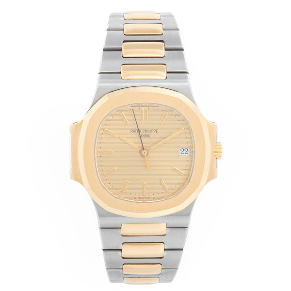 Patek Philippe Nautilus Midsize Steel & Gold 2-Tone Men's Watch 3800/1