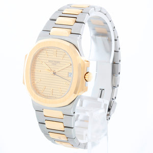 Patek Philippe Nautilus Midsize Steel & Gold 2-Tone Men's Watch 3800/1