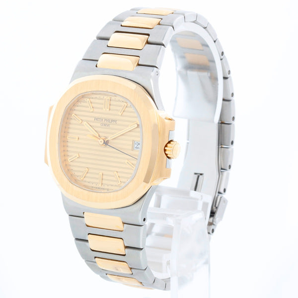 Patek Philippe Nautilus Midsize Steel & Gold 2-Tone Men's Watch 3800/1