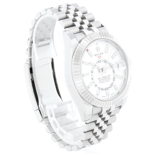 Rolex Sky-Dweller Stainless Steel White Dial Jubilee 326934