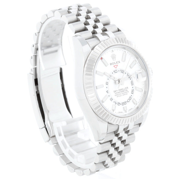 Rolex Sky-Dweller Stainless Steel White Dial Jubilee 326934