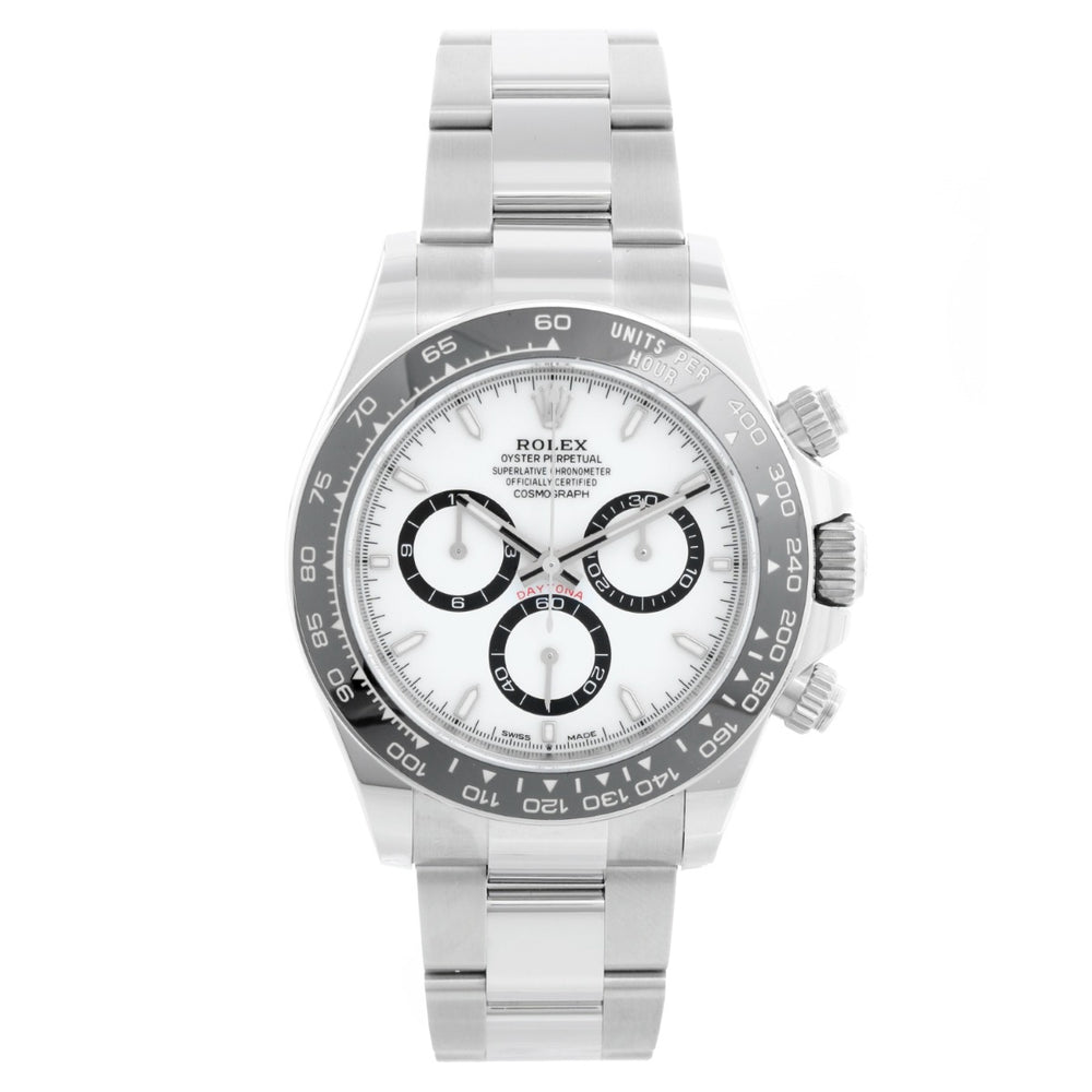 Rolex Ceramic White dial Cosmograph Daytona 126500LN