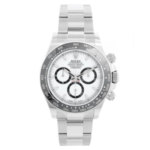 Rolex Ceramic White dial Cosmograph Daytona 126500LN