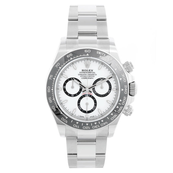 Rolex Ceramic White dial Cosmograph Daytona 126500LN