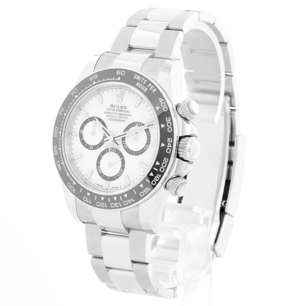 Rolex Ceramic White dial Cosmograph Daytona 126500LN