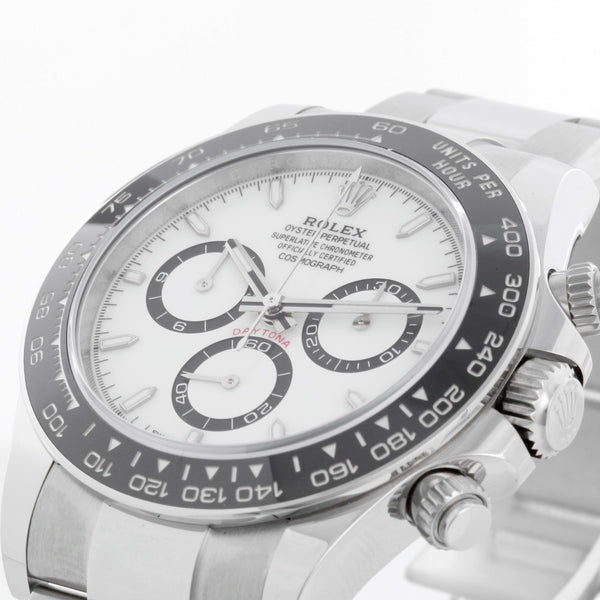 Rolex Ceramic White dial Cosmograph Daytona 126500LN
