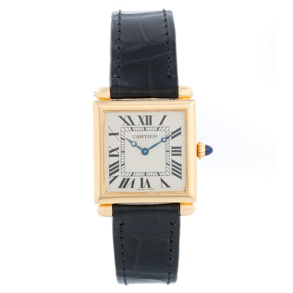 Cartier Tank Obus Unisex 18k Yellow Gold Watch