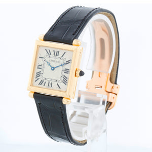 Cartier Tank Obus Unisex 18k Yellow Gold Watch