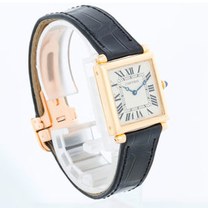 Cartier Tank Obus Unisex 18k Yellow Gold Watch