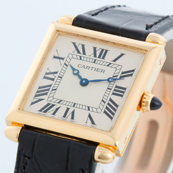 Cartier Tank Obus Unisex 18k Yellow Gold Watch