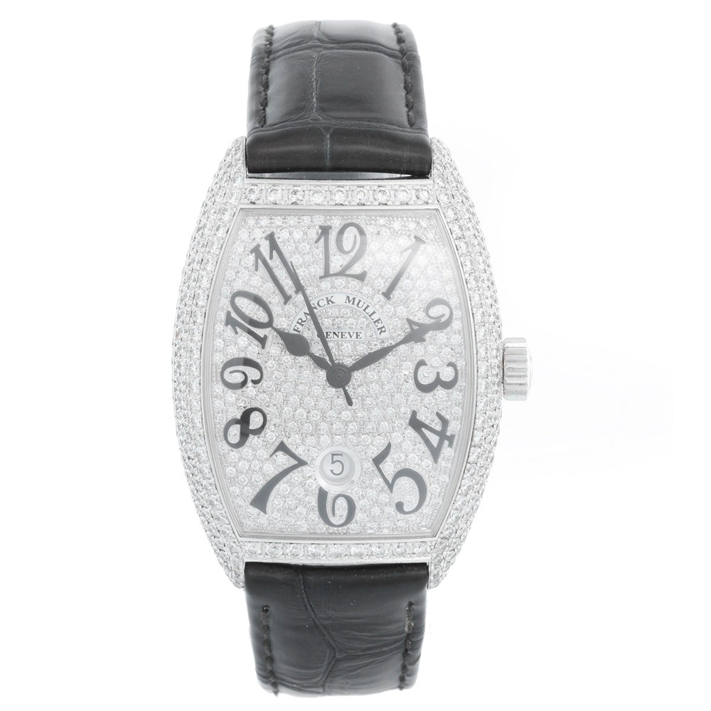 Franck Muller Casablanca 18K White Gold Diamond Watch 7880 SC DT D6 CD
