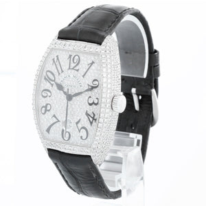 Franck Muller Casablanca 18K White Gold Diamond Watch 7880 SC DT D6 CD