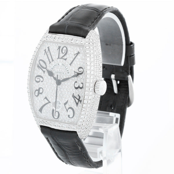 Franck Muller Casablanca 18K White Gold Diamond Watch 7880 SC DT D6 CD
