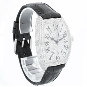 Franck Muller Casablanca 18K White Gold Diamond Watch 7880 SC DT D6 CD