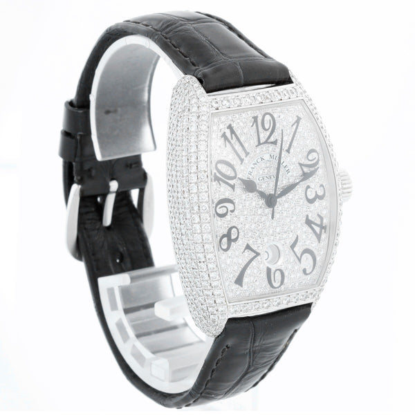 Franck Muller Casablanca 18K White Gold Diamond Watch 7880 SC DT D6 CD