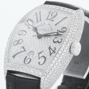 Franck Muller Casablanca 18K White Gold Diamond Watch 7880 SC DT D6 CD