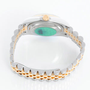 Rolex Datejust White Diamond Dial Men's 2-Tone Watch 116233