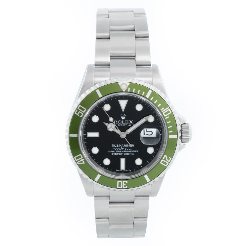 Collectors  " Kermit 50th Anniversary"  Rolex Submariner 16610 Stainless Steel Men's Watch