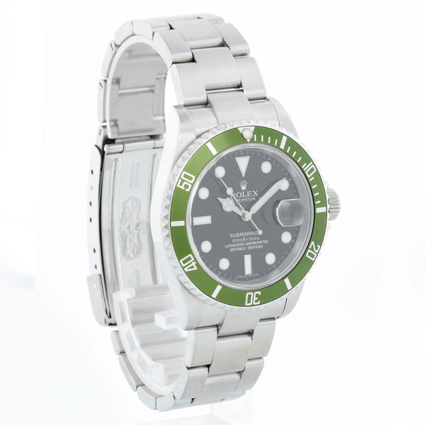 Collectors  " Kermit 50th Anniversary"  Rolex Submariner 16610 Stainless Steel Men's Watch