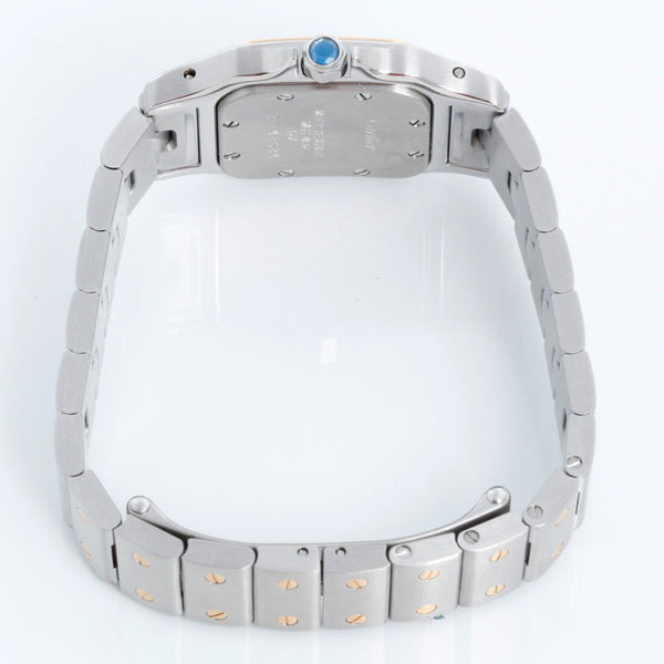 Cartier Santos Galbee Ladies 24mm Steel & Gold 2-Tone Quartz Watch 16336