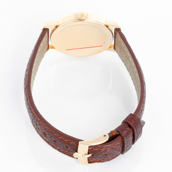 Rolex Cellini Classic Black Dial 18k Yellow Gold Men's Watch 5115