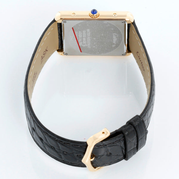 Cartier Tank Solo 18k Yellow Gold Men's Watch W1018855