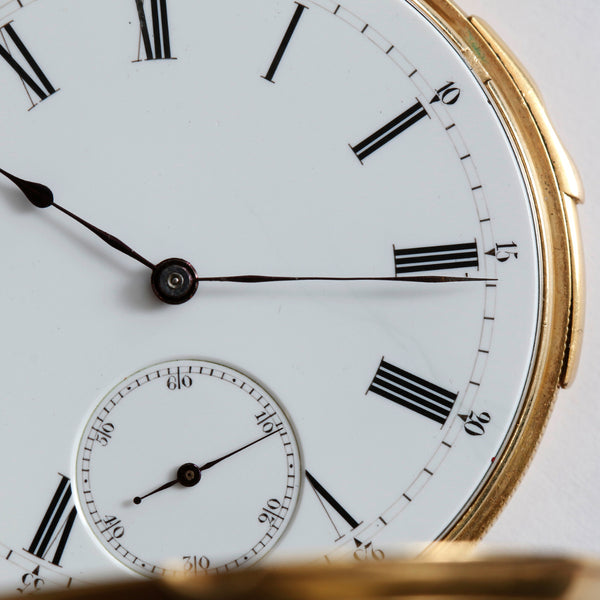 Very Rare Patek Philippe 18K Half Quarter Repeater For A.H Rodanet.