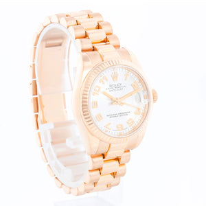 Rolex Datejust Midsize Men's or Ladies Rose Gold Watch 178275