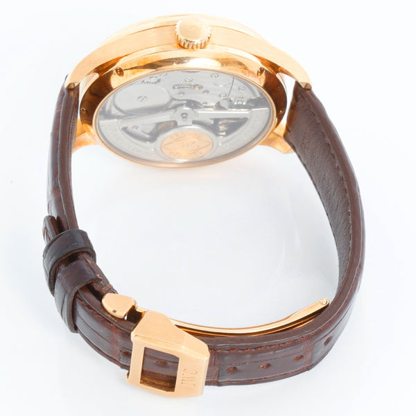 IWC Portuguese 7 Days Perpetual Calendar 18k Rose Gold Men's Complicated Watch IW503202