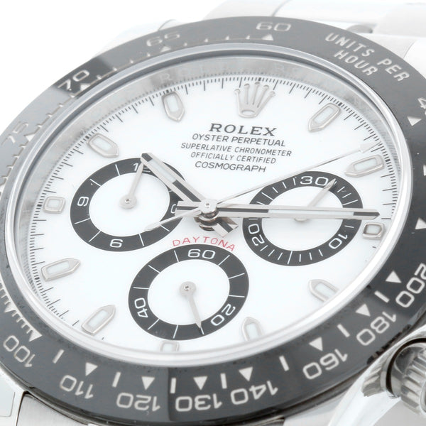 Rolex Ceramic White dial Cosmograph Daytona 116500LN