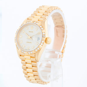 Rolex Ladies President 18K Yellow Gold 69258 Watch