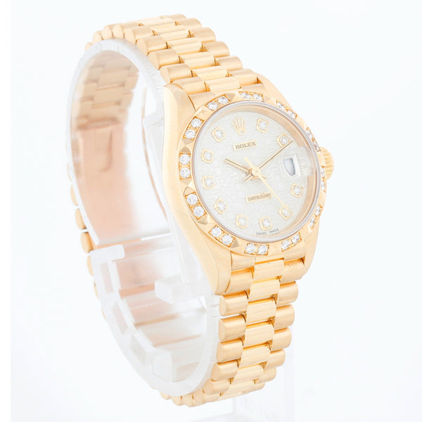Rolex Ladies President 18K Yellow Gold 69258 Watch
