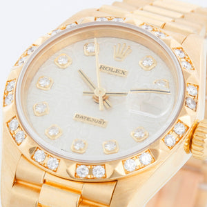 Rolex Ladies President 18K Yellow Gold 69258 Watch