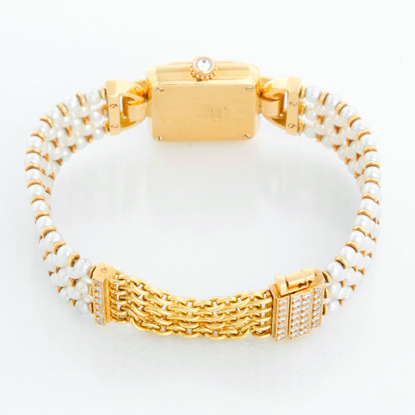 Cartier Classique Pearl & Diamond Ladies Watch