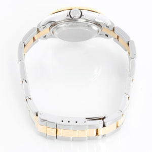 Rolex Ladies Yacht-Master 2-Tone Steel Gold Mother of Pearl Dial Watch 169623