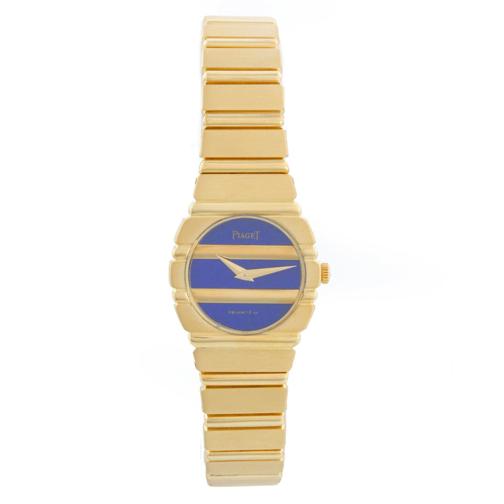 Piaget Polo 18K Yellow Gold Ladies Lapis Lazuli Watch 861 C 701
