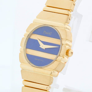 Piaget Polo 18K Yellow Gold Ladies Lapis Lazuli Watch 861 C 701