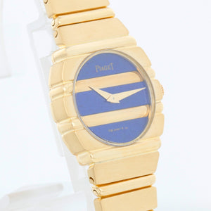 Piaget Polo 18K Yellow Gold Ladies Lapis Lazuli Watch 861 C 701