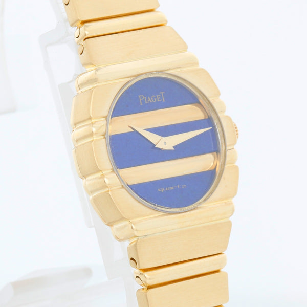 Piaget Polo 18K Yellow Gold Ladies Lapis Lazuli Watch 861 C 701