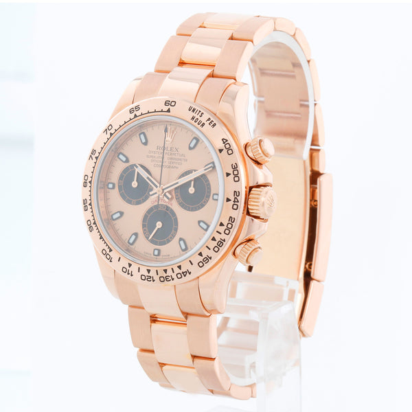 Rolex Everose Cosmograph Daytona Sundust Dial Black Subdials 116505