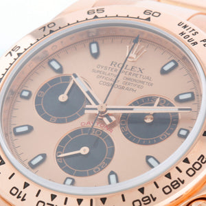 Rolex Everose Cosmograph Daytona Sundust Dial Black Subdials 116505