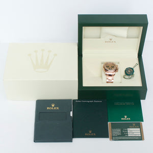 Rolex Everose Cosmograph Daytona Sundust Dial Black Subdials 116505