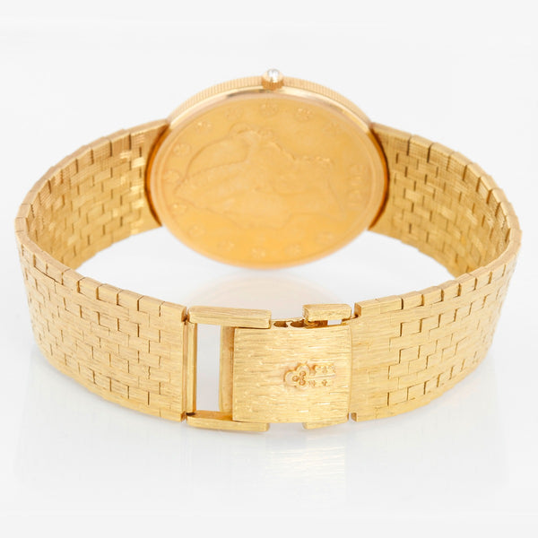 Corum $20 18k Liberty Gold Coin Men's 1902 Quartz Watch